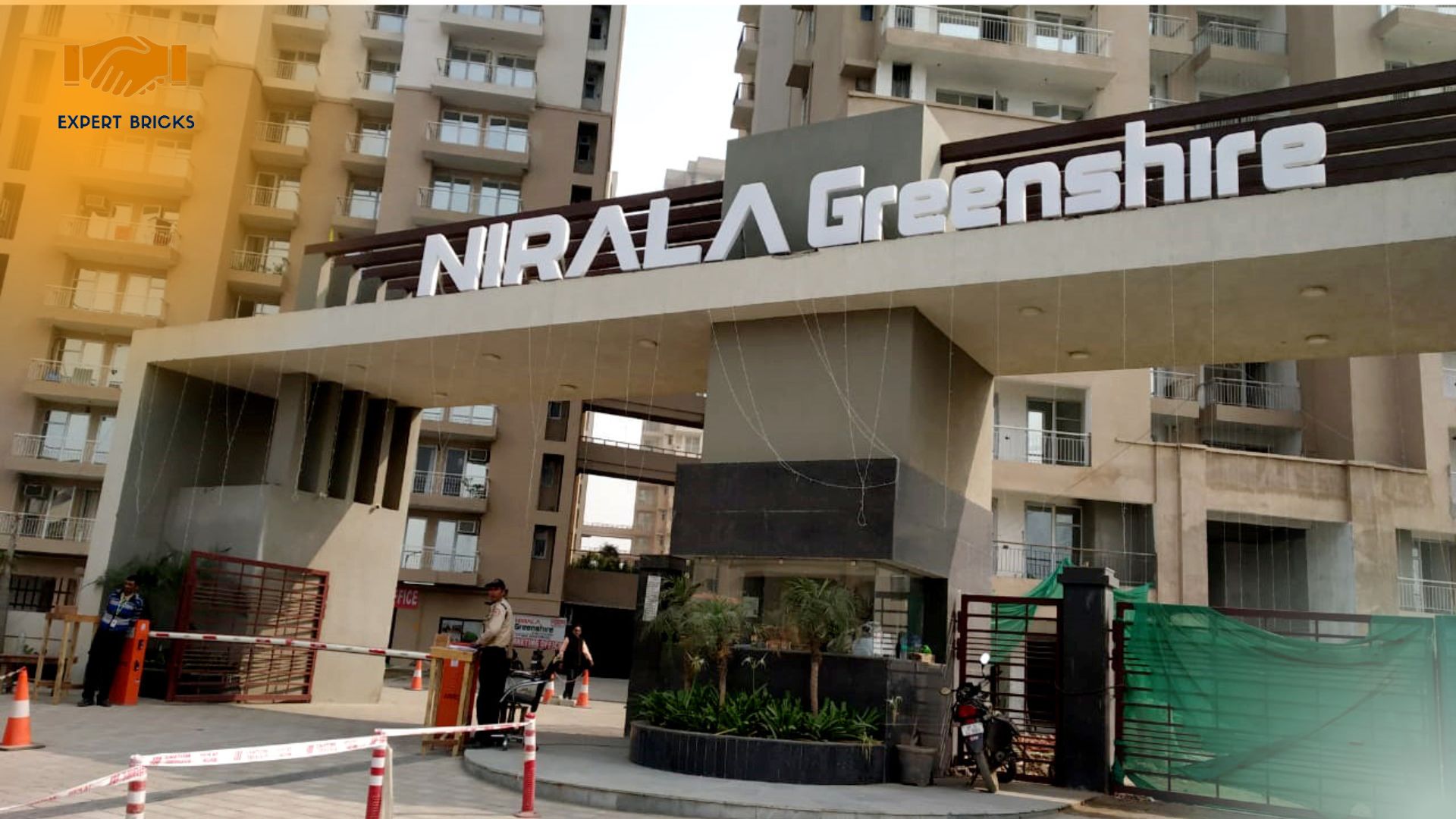 Nirala GreenShire in noida extension Entry Gate